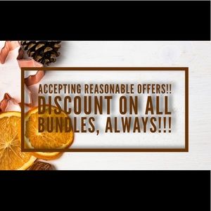 Reasonable offers welcome